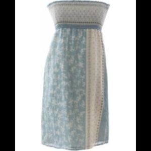 Velvet Floral Print Dress